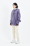 セイントペイン(SAINTPAIN) SP SAINT LOGO PIGMENT HOOD-PURPLE