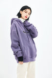 セイントペイン(SAINTPAIN) SP SAINT LOGO PIGMENT HOOD-PURPLE