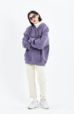 セイントペイン(SAINTPAIN) SP SAINT LOGO PIGMENT HOOD-PURPLE