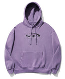 セイントペイン(SAINTPAIN) SP SAINT LOGO PIGMENT HOOD-PURPLE