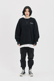 セイントペイン(SAINTPAIN) SP VARIATION LOGO CREW NECK-GRAY