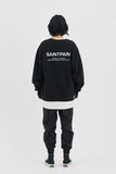 セイントペイン(SAINTPAIN) SP VARIATION LOGO CREW NECK-GRAY