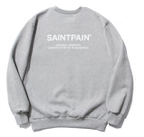 セイントペイン(SAINTPAIN) SP VARIATION LOGO CREW NECK-GRAY