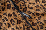 セイントペイン(SAINTPAIN)  SP OG LOGO REVERSIBLE FLEECE JACKET-LEOPARD