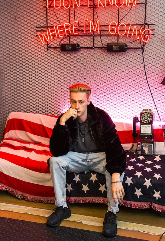 セイントペイン(SAINTPAIN)  SP GOTHA COACH JKT-BLACK