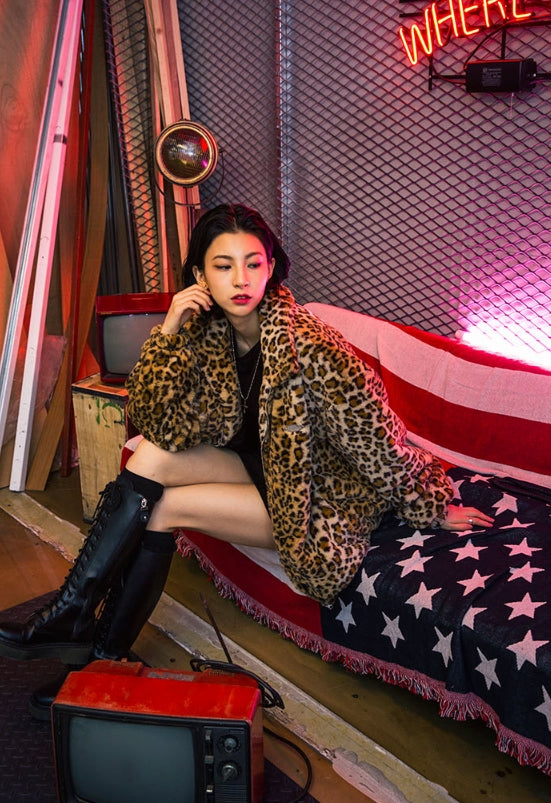 セイントペイン(SAINTPAIN)  SP GOTHA COACH JKT-LEOPARD