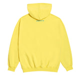 アクメドラビ(acme' de la vie) ADLV BASIC EMBROIDERY LOGO HOODIE YELLOW