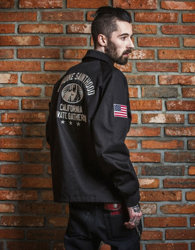 セイントペイン(SAINTPAIN)  SP CALIF COACH JKT-BLACK