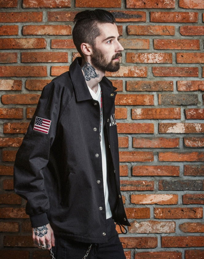 セイントペイン(SAINTPAIN)  SP CALIF COACH JKT-BLACK