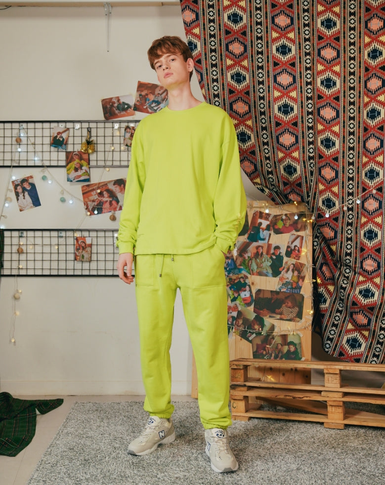 ダブルユーブイプロジェクト(WV PROJECT) Flash Jogger Pants Lime SYLP7331