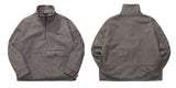 ダブルユーブイプロジェクト(WV PROJECT) Line Wool Anorak Brown MJOT7326