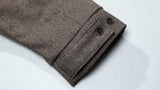 ダブルユーブイプロジェクト(WV PROJECT) Line Wool Anorak Brown MJOT7326