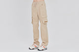 ロマンティッククラウン(ROMANTIC CROWN) PIN TUCK POCKET PANTS_BEIGE