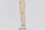 ロマンティッククラウン(ROMANTIC CROWN) PIN TUCK POCKET PANTS_BEIGE