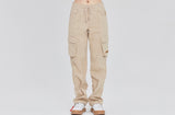 ロマンティッククラウン(ROMANTIC CROWN) PIN TUCK POCKET PANTS_BEIGE