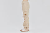 ロマンティッククラウン(ROMANTIC CROWN) PIN TUCK POCKET PANTS_BEIGE