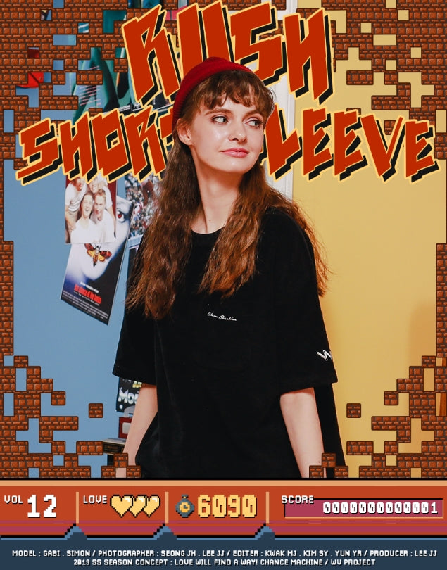 ダブルユーブイプロジェクト(WV PROJECT) RUSH SHORT SLEEVE BLACK MJST7266