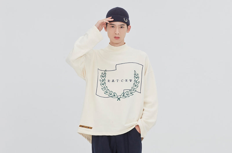 ロマンティッククラウン(ROMANTIC CROWN) LAUREL CROWN TURTLENECK_OATMEAL