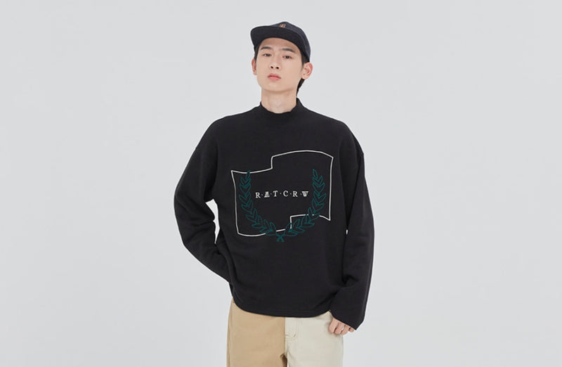 ロマンティッククラウン(ROMANTIC CROWN) LAUREL CROWN TURTLENECK_BLACK