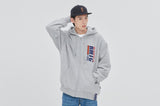 ロマンティッククラウン(ROMANTIC CROWN) RMTC LOGO HOOD ZIP UP_GREY