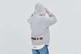 ロマンティッククラウン(ROMANTIC CROWN) RMTC LOGO HOOD ZIP UP_GREY