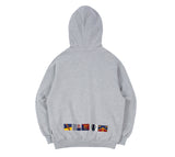 ロマンティッククラウン(ROMANTIC CROWN) RMTC LOGO HOOD ZIP UP_GREY