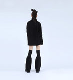 ベーシックコットン(BASIC COTTON) BC Winter leg warmer（Black）