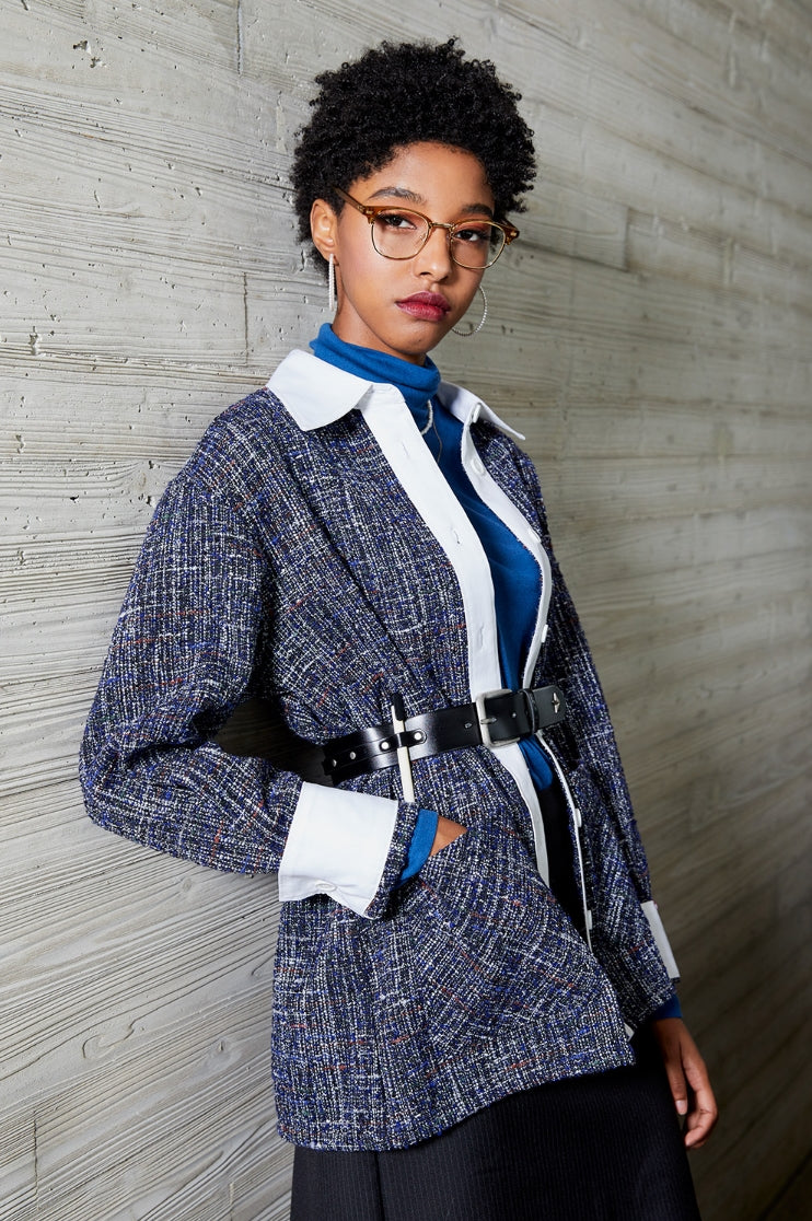 オクトーバーサード(Oct.3) Italian Cow Leather Pen Holder Belt [Black]