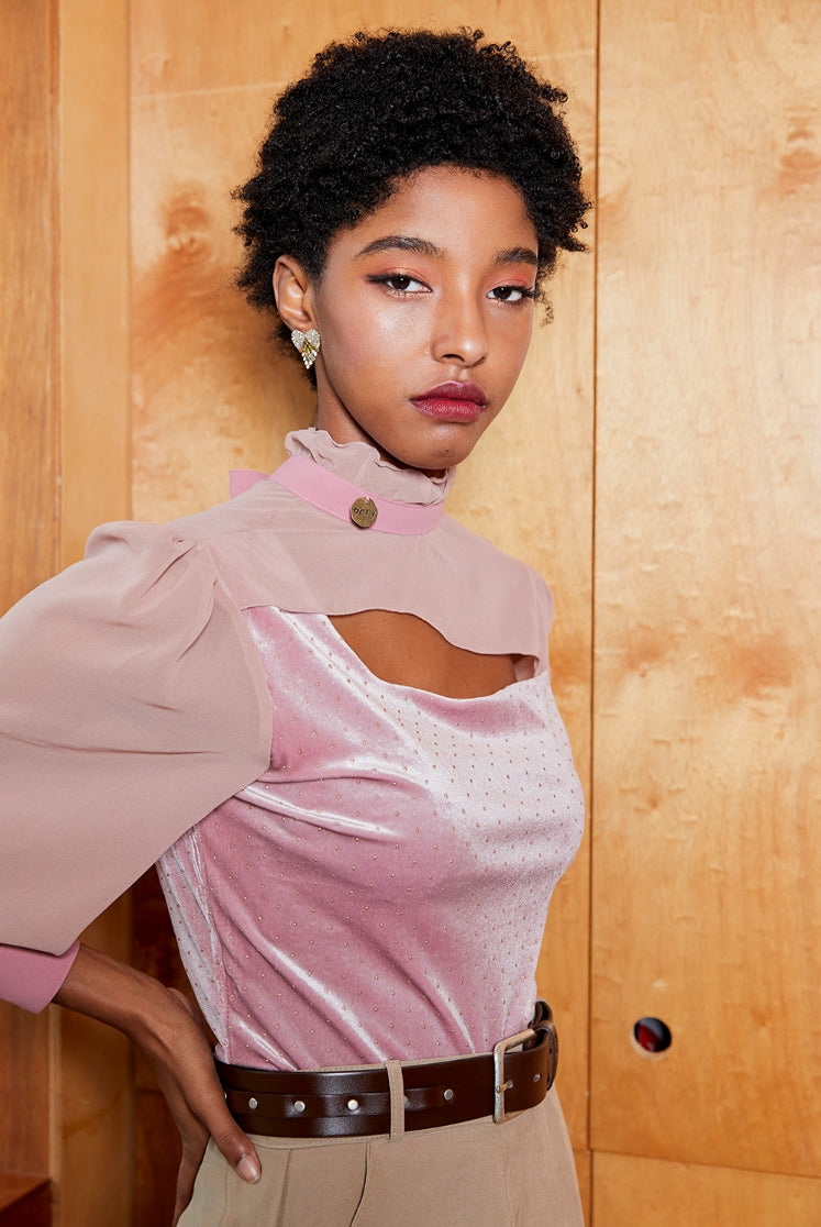 オクトーバーサード(Oct.3) Italian Cow Leather Pen Holder Belt [Brown]