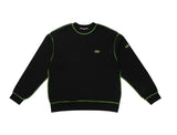 ベーシックコットン(BASIC COTTON) BCN Reverse Sweat Shirt - BLACK