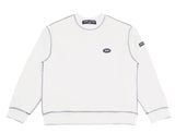 ベーシックコットン(BASIC COTTON) BCN Reverse Sweat Shirt - WHITE