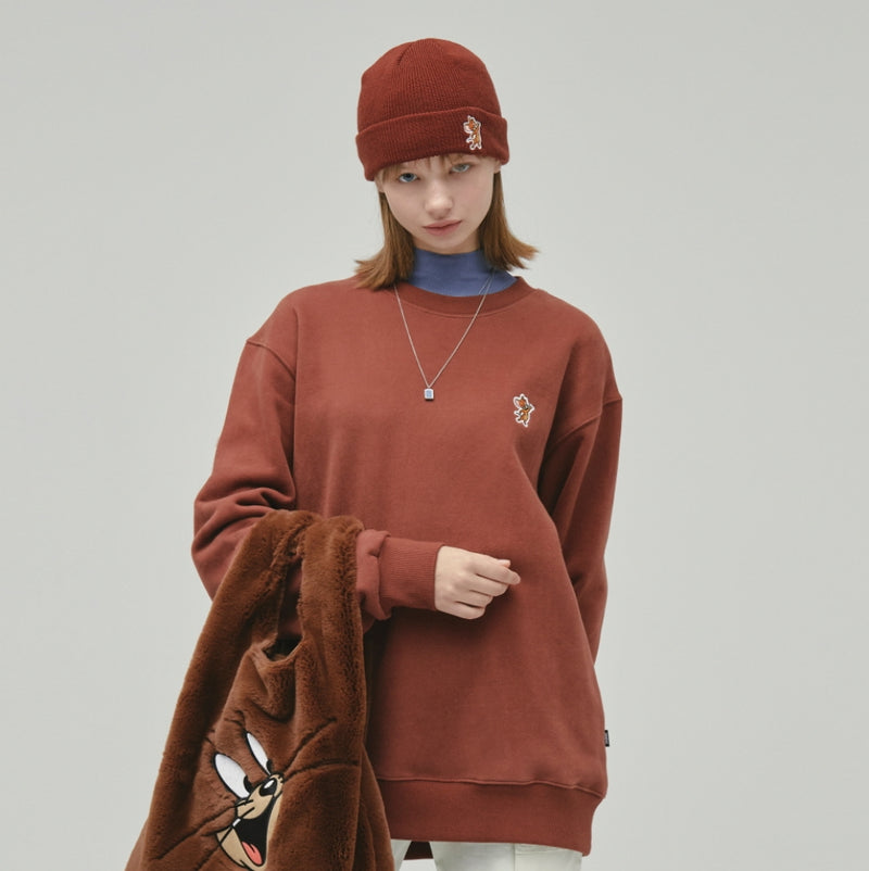 ステレオバイナルズ(Stereo Vinyls) [FW19 T&J] One Point Sweatshirts(Brown)