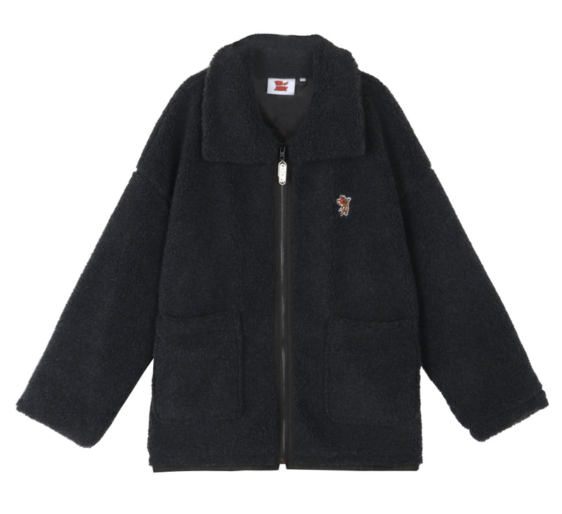 ステレオバイナルズ(Stereo Vinyls) [FW19 T&J] Boa Jacket(Chacoal)