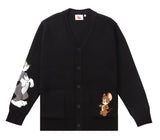 ステレオバイナルズ(Stereo Vinyls)  [FW19 T&J] Knit Cardigan(Black)