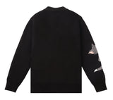 ステレオバイナルズ(Stereo Vinyls)  [FW19 T&J] Knit Cardigan(Black)