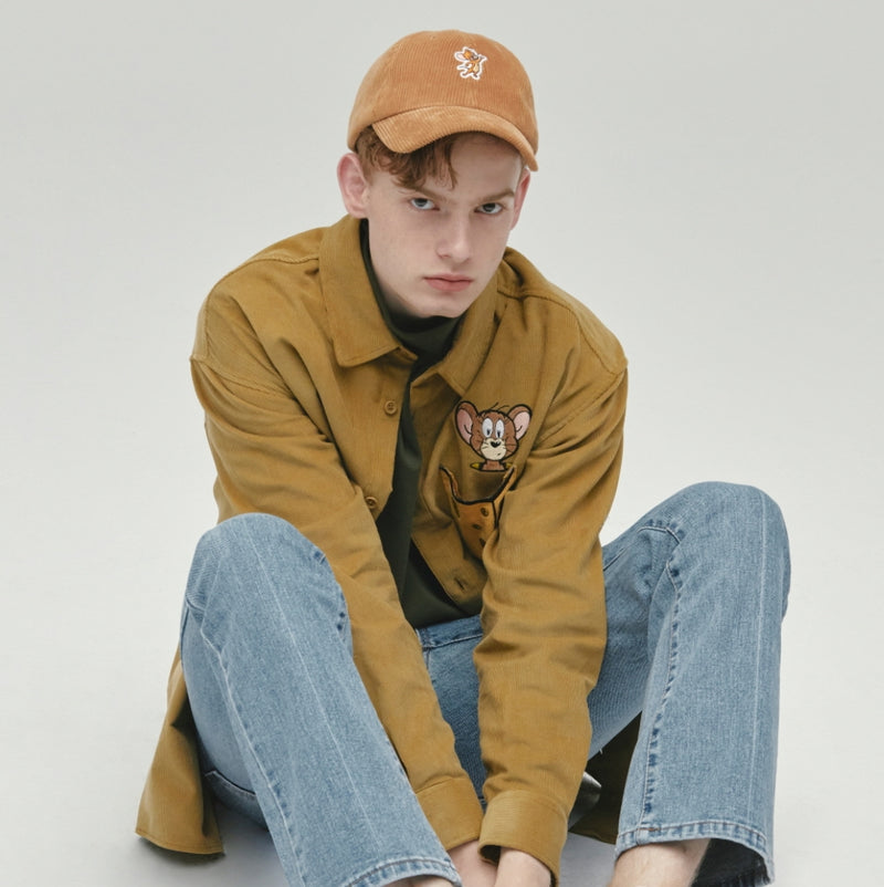 ステレオバイナルズ(Stereo Vinyls) [FW19 T&J] Corduroy Cheese Pocket Shirts(Beige)