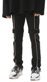 ランベルシオ(LANG VERSIO) 195 Velcro zipper black jeans