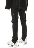 ランベルシオ(LANG VERSIO) 197 Back zip pocket black jeans