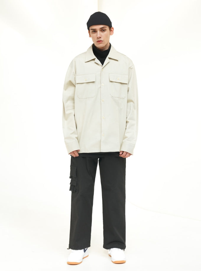 パーステップ(PERSTEP) Two Pocket Collar Shirt 4種 DELS4288