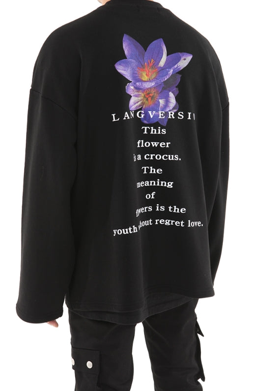 ランベルシオ(LANG VERSIO) 198 Flower printing man to man