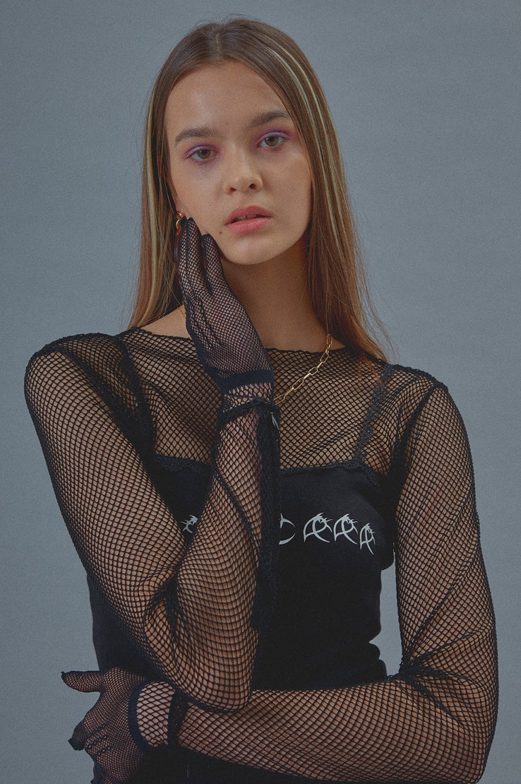 オクトーバーサード(Oct.3) Lace Corset Heart One-piece [Black]