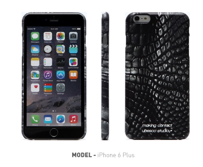 ユベスコ(UBESCO) Texture Phone Case Black