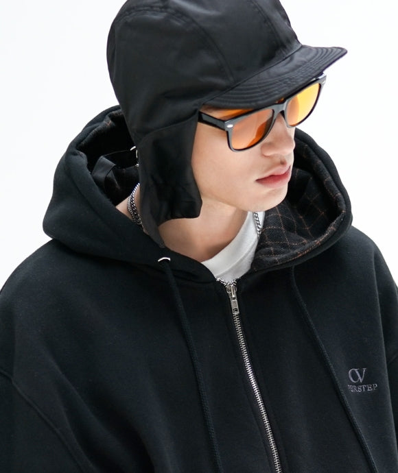パーステップ(PERSTEP) Check Face Hood zip-up 3種 JUHD4297