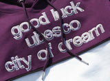 ユベスコ(UBESCO) Good Luck Clty hooded Purple MSHD8008