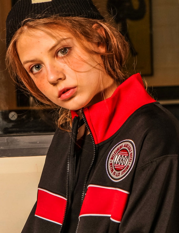 ユベスコ(UBESCO) Knock Track Zipup Black MSZU8010