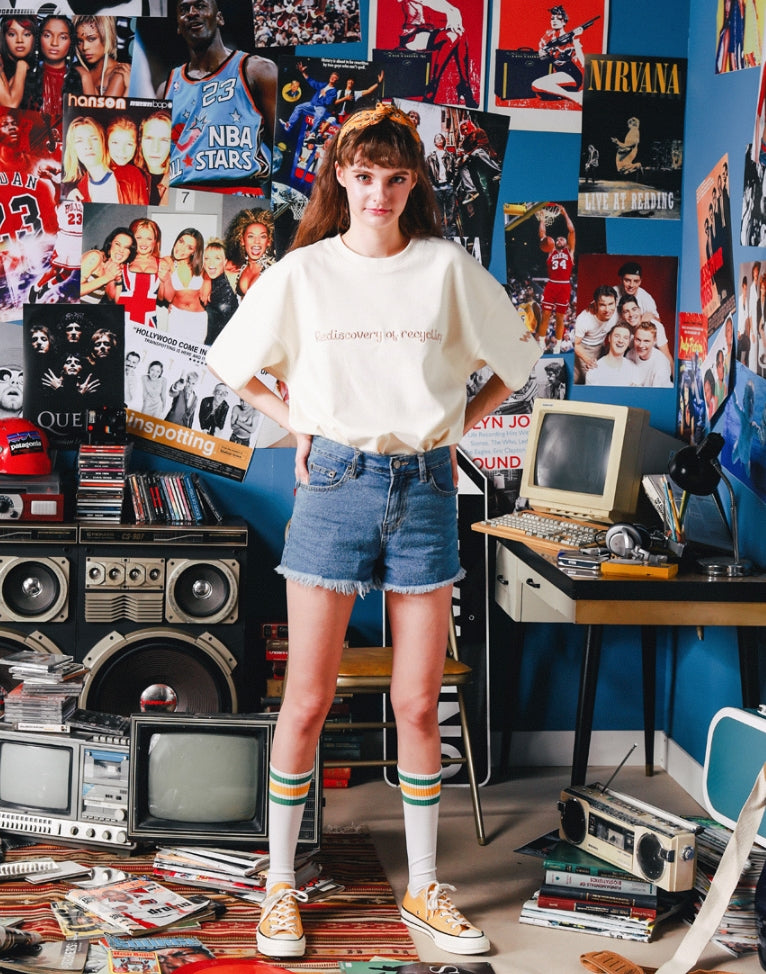 ダブルユーブイプロジェクト(WV PROJECT) LIBY SHORT SLEEVE SWST7275 (IVORY)