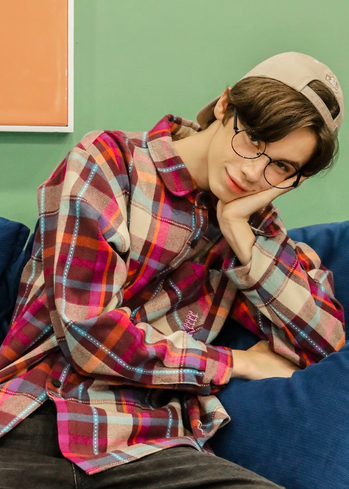 ユベスコ(UBESCO) BETTY CHECK BOX SHIRT MSLS8046