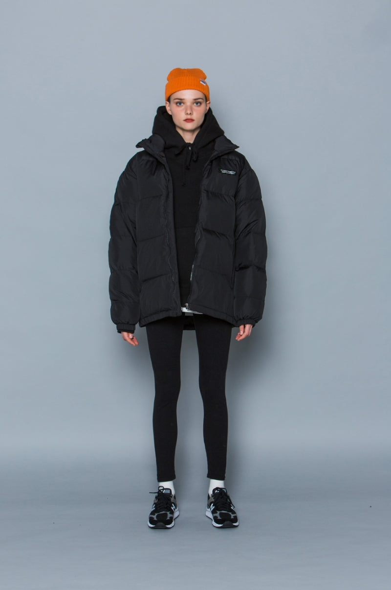 スローアシッド(SLOW ACID)   Scotch Line Logo Down Jumper (BLACK)