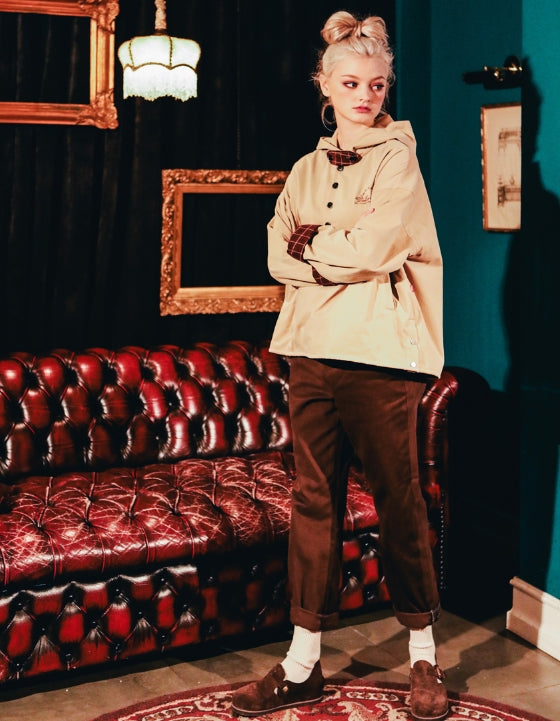 ダブルユーブイプロジェクト(WV PROJECT) LIL COTTON PANTS BROWN MJLP7142