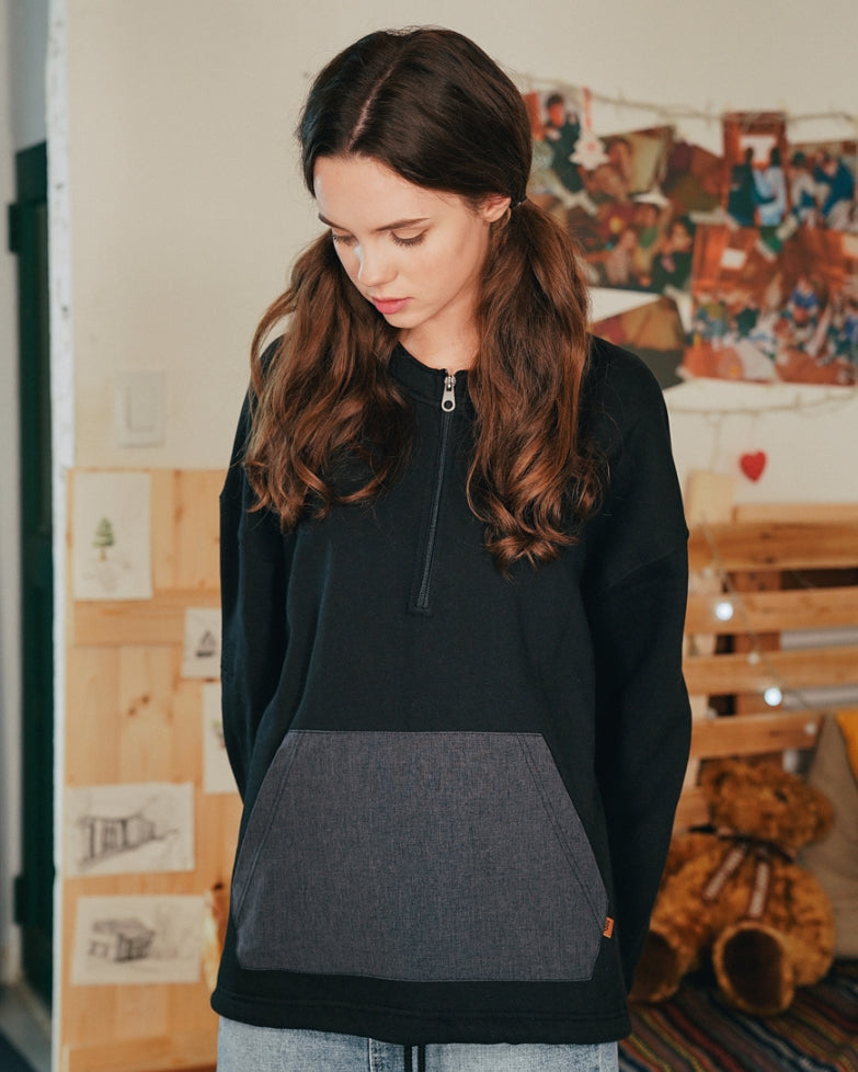 ダブルユーブイプロジェクト(WV PROJECT) GROUND ANORAK BLACK SYMT7327